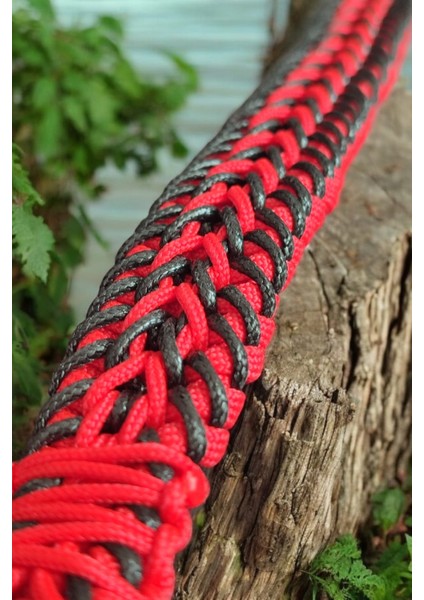 Küçük Irk Deri Detay Kırmızı Paracord Tasma indirimleri