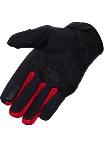 Motosiklet Eldiveni Soft Tpu Koruma Softjel Kumaş Telefon Dokunmatikli Motor Eldiven Siyah Red modelleri