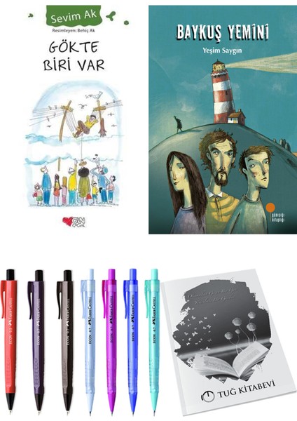 Baykuş Yemini ve Gökte Biri Var 2'li Set - Kalem