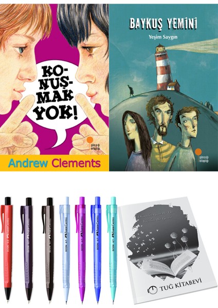 Baykuş Yemini ve Konuşmak Yok! 2'li Set - Kalem