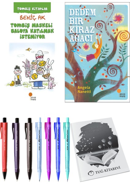Dedem Bir Kiraz Ağacı ve Tombiş Maskeli Baloya Katılmak İstemiyor 2'li Set - Kalem