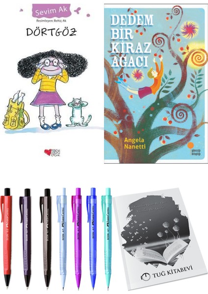 Dedem Bir Kiraz Ağacı ve Dörtgöz 2'li Set - Kalem