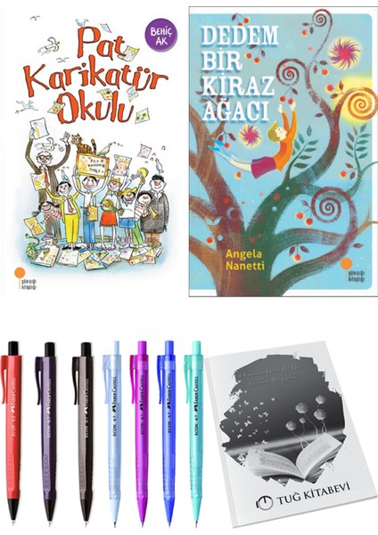 Dedem Bir Kiraz Ağacı ve Pat Karikatür Okulu 2'li Set - Kalem