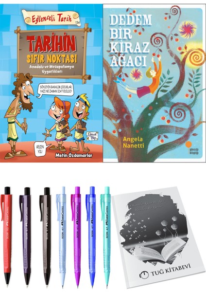 Dedem Bir Kiraz Ağacı ve Tarihin Sıfır Noktası Anadolu ve Mezopotomya Uygarlıkları 2'li Set - Kalem