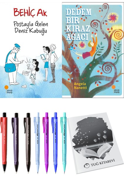 Dedem Bir Kiraz Ağacı ve Postayla Gelen Deniz Kabuğu 2'li Set - Kalem