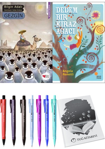 Dedem Bir Kiraz Ağacı ve Gezgin 2'li Set - Kalem