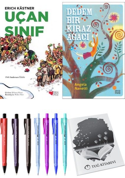Dedem Bir Kiraz Ağacı ve Uçan Sınıf 2'li Set - Kalem