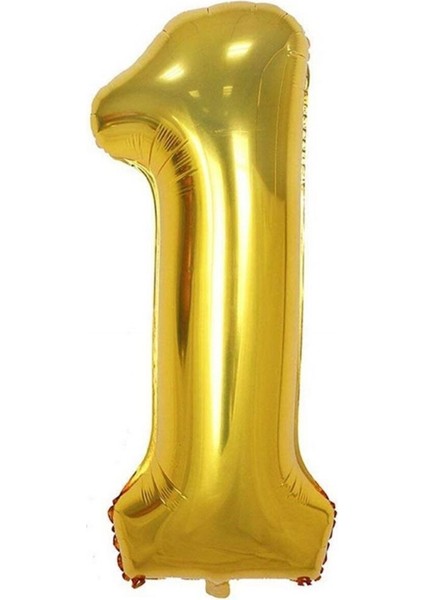 Yaş Gold Balon Seti Krom Gold Konfetili Beyaz Balon Happy Birthday Banner (Balon Bandı Hediyeli)