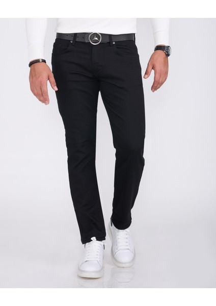 Italyan Kesim Slim Fit Erkek Kot Pantolon Siyah T13330 fiyatları