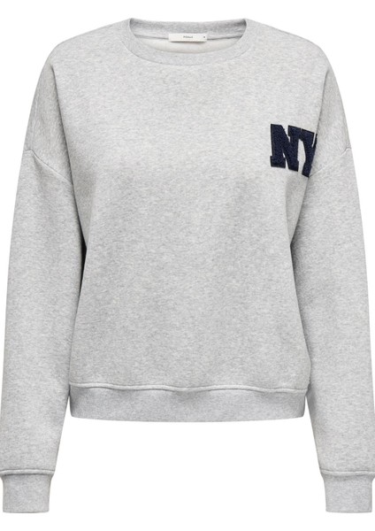 Onlsweat Lıfe L/s Crew O.sıze State Noos Gri fiyatları