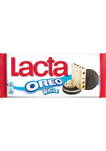 Lakta Oreo White Chocolate With Vanilla Cream 100G