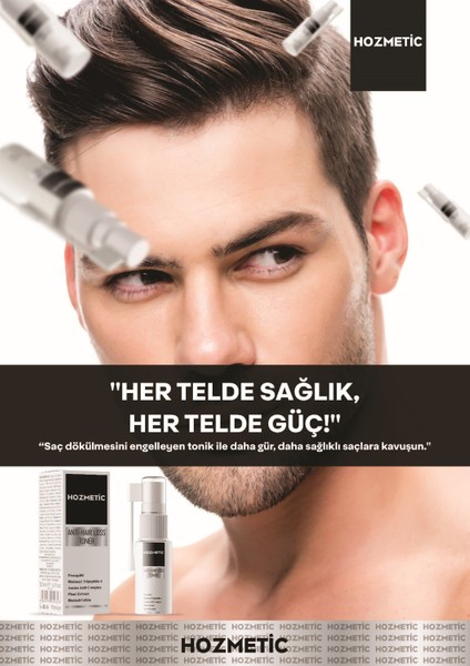 Saç dökülmesine karşı Sprey güçlendirici besleyici dolgunlaştırıcı besleyici Serum - Anti Hair Lotion Caffein - Biotin - Procopil Çıkarmaya
