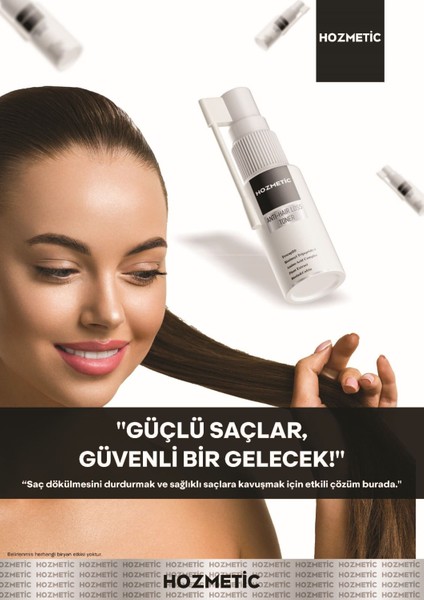 Saç dökülmesine karşı Sprey güçlendirici besleyici dolgunlaştırıcı besleyici Serum - Anti Hair Lotion Caffein - Biotin - Procopil Çıkarmaya