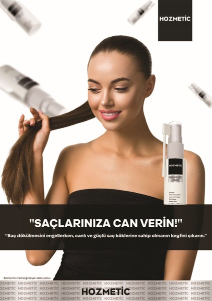 Saç dökülmesine karşı Sprey güçlendirici besleyici dolgunlaştırıcı besleyici Serum - Anti Hair Lotion Caffein - Biotin - Procopil Çıkarmaya