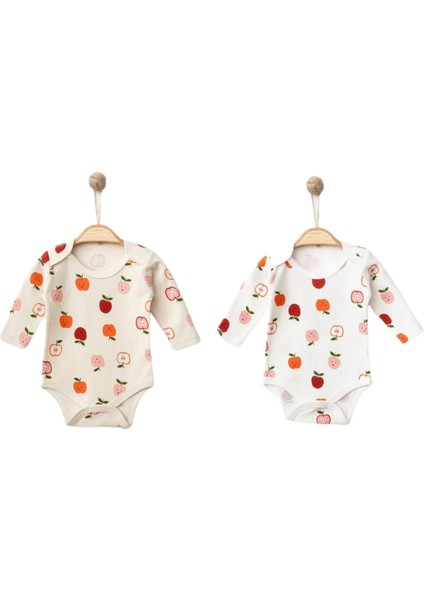 Baby Nayinom Kız Bebek Bady Pamuk. Ikili (1-3-6-9- Ay) Çilek Desen modelleri