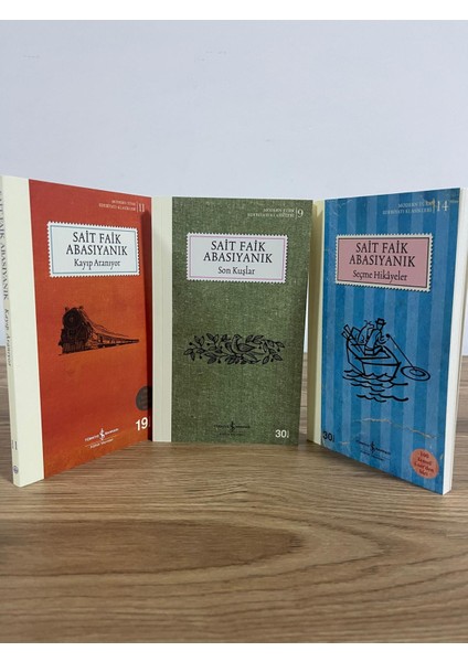 Sait Faik Abasıyanık 3 Lü Set