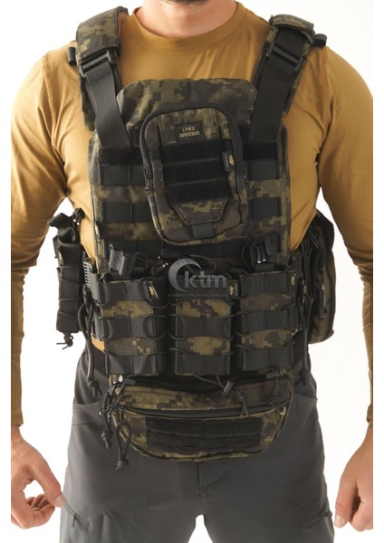 Armour® Hücum Yeleği, Model-4, Koyu Kamuflaj