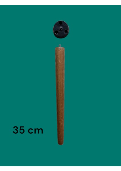 Akkayahome 4 Adet Beyaz Boyalı Ahşap Konik 35 cm Zigon, Orta Sehpa, Puf ,Komidin Ayağı fiyatları