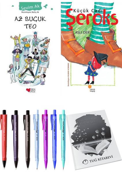 Küçük Cadı Şeroks ve Az Buçuk Teo 2'li Set - Kalem