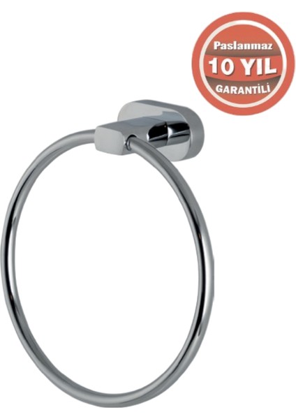 Paslanmaz Pirinç Zirve Yuvarlak Havluluk