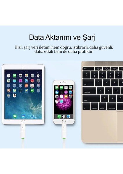 Micro USB To Lightning Çevirici Adaptör | iPhone ve iPad Uyumlu