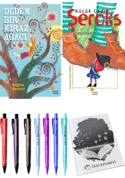 Küçük Cadı Şeroks ve Dedem Bir Kiraz Ağacı 2'li Set - Kalem
