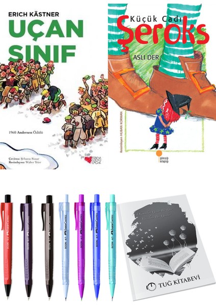 Küçük Cadı Şeroks ve Uçan Sınıf 2'li Set - Kalem