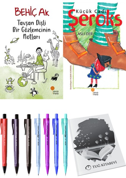Küçük Cadı Şeroks ve Tavşan Dişli Bir Gözlemcinin Notları 2'li Set - Kalem