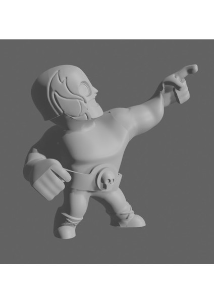 Brawl Stars 'el Primo' Figürü - 10 cm