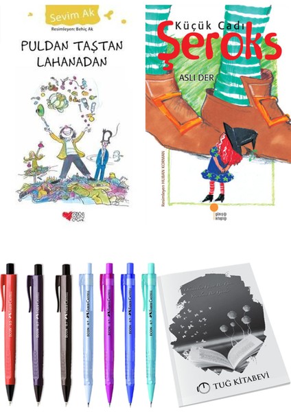 Küçük Cadı Şeroks ve Puldan Taştan Lahanadan 2'li Set - Kalem