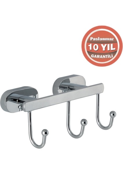 Paslanmaz Pirinç Zirve 3'lü Askılık modelleri