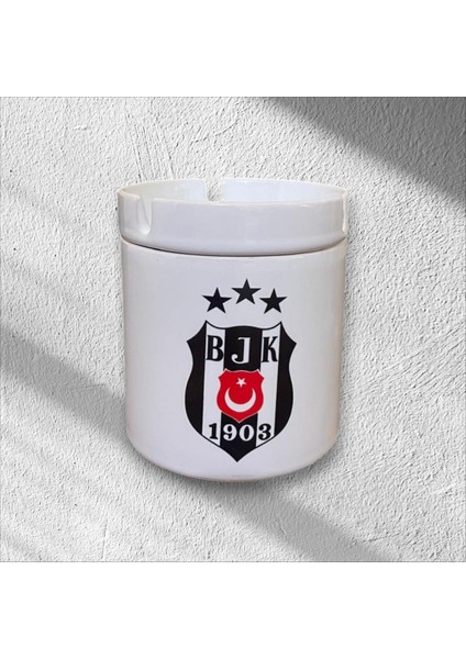 "beşiktaş" Baskılı Seramik Küllük & Seramik T Kupa Bardak Set