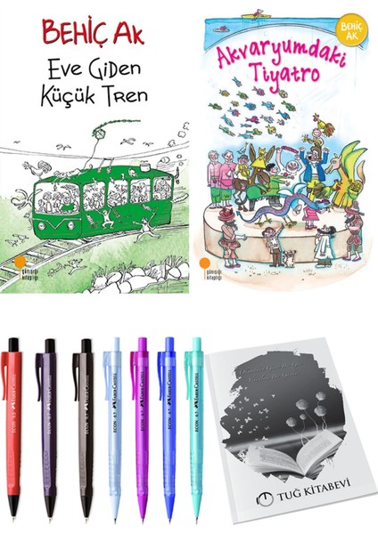 Akvaryumdaki Tiyatro ve Eve Giden Küçük Tren 2'li Set - Kalem