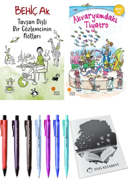 Akvaryumdaki Tiyatro ve Tavşan Dişli Bir Gözlemcinin Notları 2'li Set - Kalem