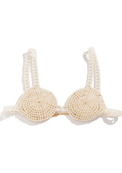 El Yapımı Inci Bralet, Inci Boncuk Sütyen, Inci Kolye, Bikini Üstü indirimleri