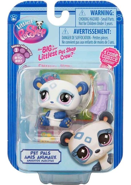 Littlest Pet Shop Minişler 1’li Figür Seri 2 - Panda - 5 cm Minişler