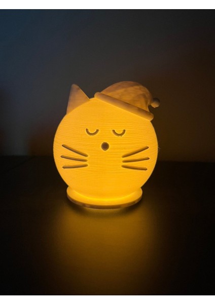 Sevimli Kedi Tealight Mumluk, Dekoratif ve Şirin Masa Süsü, 10x10 Beyaz Plastik modelleri