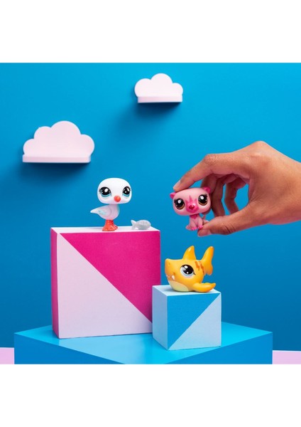 Lps Minişler Littlest Pet Shop Su Samuru Martı Köpekbalığı 3’lü Figür Seti fiyatları