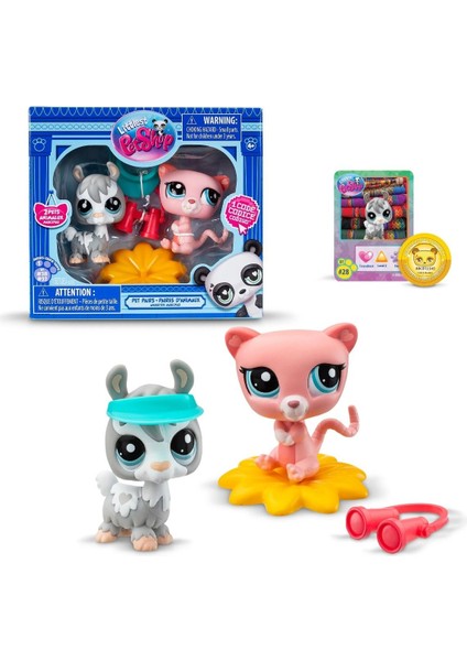 Lps Minişler Littlest Pet Shop Alpaka ve Fare 2'li Figür Seti