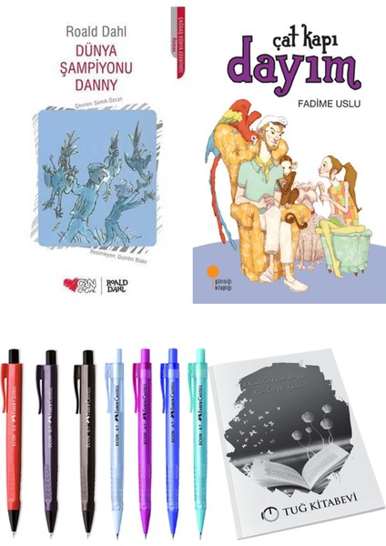 Çat Kapı Dayım ve Dünya Şampiyonu Danny 2'li Set - Kalem