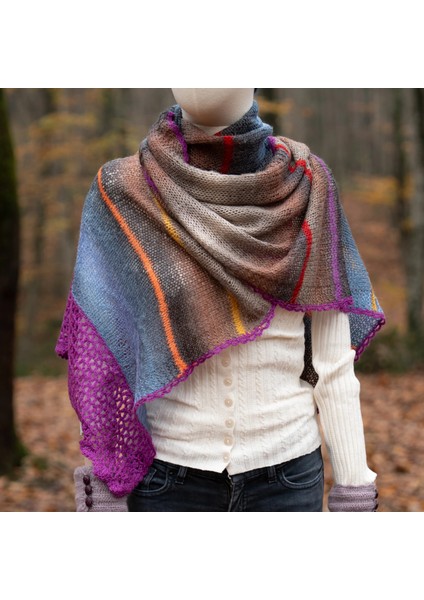 Yünlü Kadın Şal / Atkı Örgü Ipeksi Duruş fiyatları