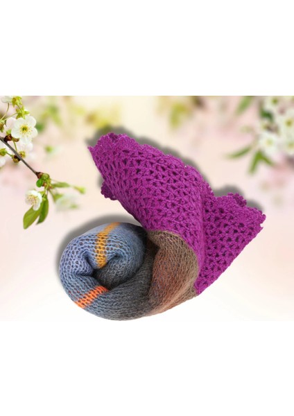 Yünlü Kadın Şal / Atkı Örgü Ipeksi Duruş fırsatları