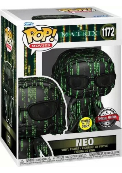 Pop Movies The Matrix 4- Neo (Coded) (Glow In The Dark)