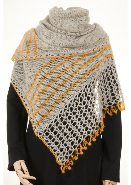 Yünlü Kadın Şal / Atkı Örgü Ipeksi Duruş fiyatları