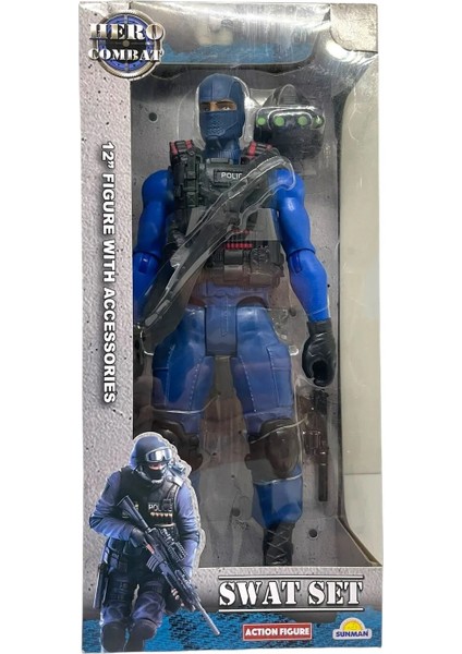 Hero Combat Swat Oyun Seti 30 cm Figür