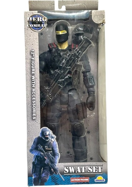 Hero Combat Swat Oyun Seti 30 cm Figür