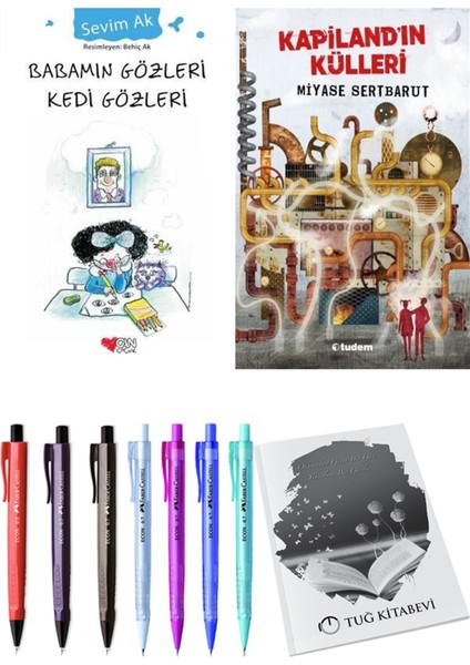 Kapiland'ın Külleri ve Babamın Gözleri Kedi Gözleri 2'li Set - Kalem