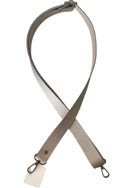 Sürgü Tokalı Ayarlanabilir Çanta Askısı 135 Cm* 2.5 cm Gümüş Renk Krom Kancalı