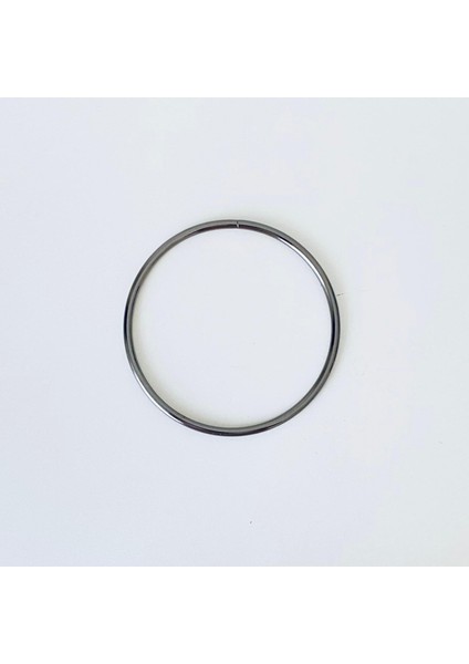 Metal Çanta Halkası Sapı 12 cm Gri ( Tek )