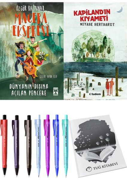 Kapiland'ın Kıyameti ve Gelecek Ekspresi Dünyanın Dışına Açılan Pencere 2'li Set - Kalem